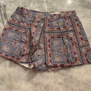 Endless Rose Blue and Pink High Waist Shorts